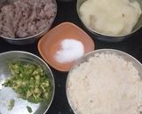 A picture of step 1 of Rajma mummies.