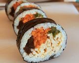 Hình bước làm 3 của món Gimbap chuẩn vị Hàn