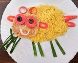 A picture of step 7 of Alo chicken kabab.