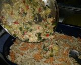 Foto del paso 7 de la receta: Zapallito revuelto c/pollo y tirabuzón