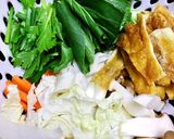 Hình bước làm 1 của món Mì Ý Xào Chay