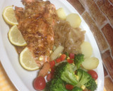 Foto del paso 2 de la receta: Salmón Glaseado al Horno con Miso, Miel, Limón, soya, jengibre!