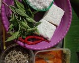 Foto langkah ke 1 dari resep "Botok Tempe teri daun selasih"😘👍.
