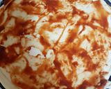 A picture of step 2 of My Over Loaded Pizza 😘.