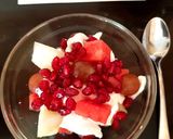 A picture of step 3 of My Grape, Melon with Authentic Greek Yogurt. 😚.