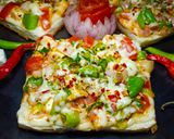 A picture of step 6 of Paneer Chilli Cheese Toast.