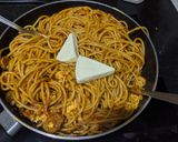 A picture of step 6 of Sausage Sphaghetti.