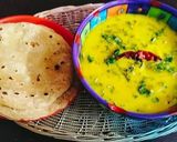 A picture of step 3 of Bran flour roti.