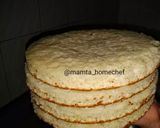 A picture of step 2 of White Forest Cake.