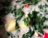 Gambar langkah 3 resipi Masak Lemak Cekur Manis Keledek.