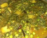 बथुआ मटर मसाला(Bathua matar ki recipe in Hindi) रेसिपी चरण 6 फोटो