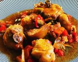 A picture of step 5 of Slow Cooker Chicken Chilindrón.
