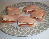 Foto del paso 8 de la receta: Parejitas de pechuga de pollo rellenas y crujientes