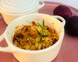 Une image de l'étape 6 de Crumble aux prunes et amandes.