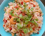 Hình bước làm 5 của món Cơm chiên xá xíu thơm ngon cuối tuần