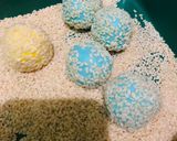 Foto langkah ke 7 dari resep Onde-onde pelangi mini.