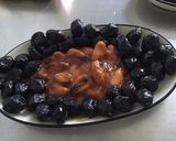 Une image de l'étape 2 de Assiettes apéritives aux moules et olives noires.
