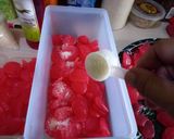 Foto langkah ke 3 dari resep Manisan Kolang Kaling Sirup Marjan.