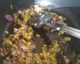A picture of step 2 of Chicken stuffed squid.