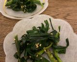 A picture of step 3 of Chinese chives side dish - 5 mins cooking.