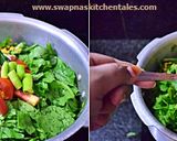 A picture of step 3 of PALAK DAL (Spinach Dal/Palakoora Pappu).