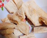 Hình bước làm 1 của món Kim tiền chay