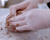 A picture of step 5 of Chocolate Scones | Chocolate Chip Cocoa Scones.
