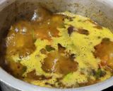 A picture of step 8 of Bengali style Chicken aloo jhol.