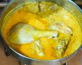 A picture of step 1 of Bengali: Till-Kasundi Murgi or Chicken Curry in the Sesame-Mu.