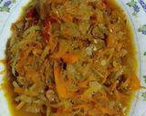 Foto langkah ke 5 dari resep Sayur labu udang rebon.