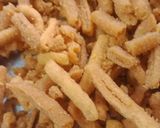 A picture of step 7 of Sev bhaji(savaji style).