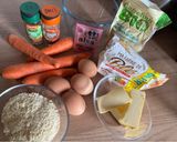 Une image de l'étape 1 de Carrot cake cream cheese.