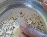 A picture of step 2 of Almond burfi Different colours and shapes of burfis.