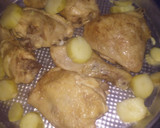 Foto del paso 1 de la receta: Pollo con verduras bañado en salsa blanca