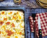 Foto langkah ke 5 dari resep Kentang panggang saus bechamel.