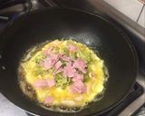 Foto del paso 4 de la receta: Omelette con brócoli, jamón y pollo