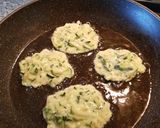 A picture of step 5 of Zucchini Fritters.