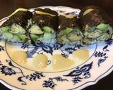A picture of step 4 of California Farm Crab Stick Sushi Rolls.