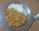 Foto del paso 10 de la receta: Curry de lentejas turcas/rojas/peladas 🍛🥄 con arroz basmati !! guisito económico de otoño