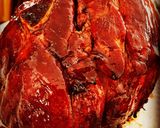 A picture of step 5 of Honey brown sugar glazed ham.