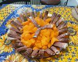 Une image de l'étape 6 de Melon au jambon cru de la forêt noire.