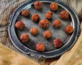 A picture of step 5 of Chotu nariyal ladoos (mini coconut Ladoo).