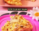 Foto langkah ke 4 dari resep Pizza Telur Roti Tawar (Snack MPASI 12M+).