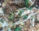 A picture of step 5 of Gobhi gosht.