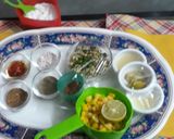 A picture of step 2 of Mixed Sprout Raita.