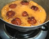 A picture of step 6 of Chhana'r Jilapi or Chhena (Paneer) Jalebis.