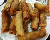 A picture of step 4 of Beef mince masala rolls.