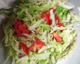 A picture of step 5 of Steamed cabbage with egg.