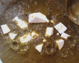 A picture of step 6 of Palak Paneer.