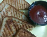 A picture of step 3 of Vegetable cheese Sandwich.